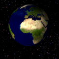 draaiende wereldbol